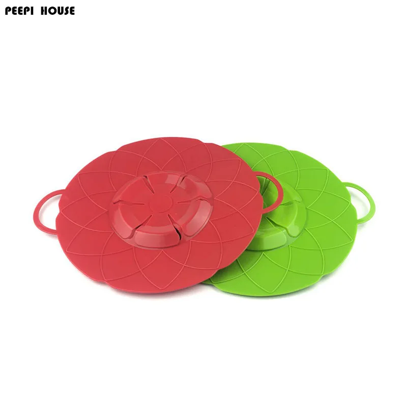 

PEEPI HOUSE Cooking Silicone Lid Spill Stopper Anti-overflow splash Silicone Cover For Pot Pan Eco-Friendly Kitchen Tools