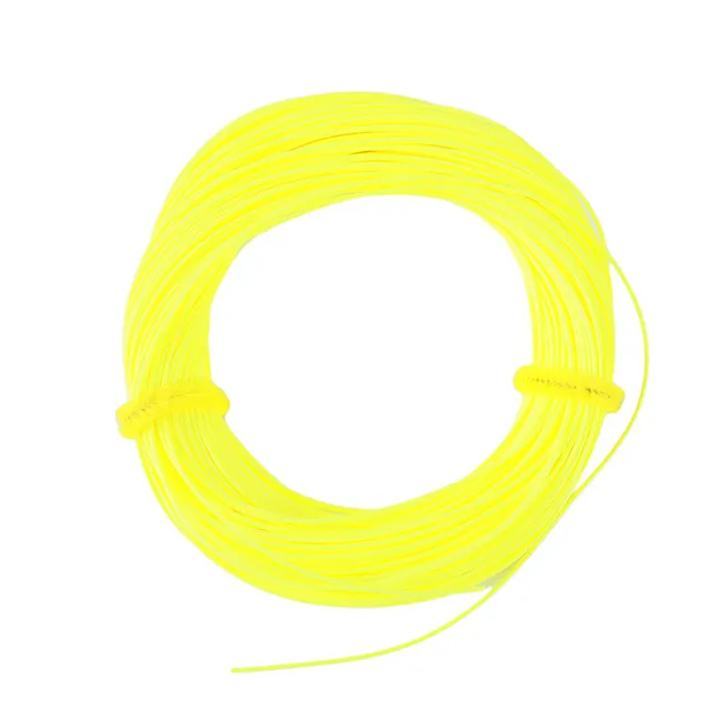 Профессиональный нейлоновый резиновый чехол для рыболовной лески, вес прямой плавающий шнур, основная леска 300 см - Цвет: Цвет: желтый