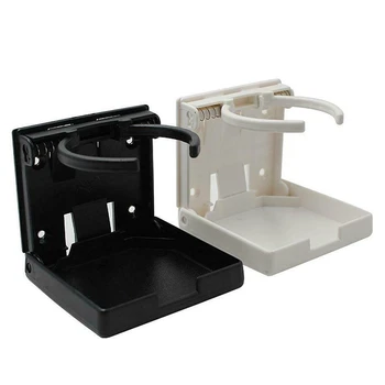 

Adjustable Drink Folding Cup Holder Bottle Coffee Stand Mount For Car Boat Rv Marine Caravan
