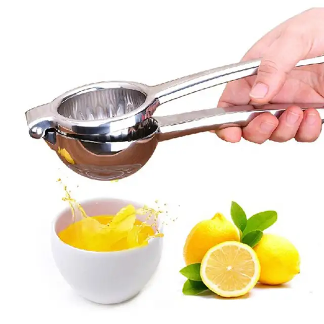 Hot useful Stainless Steel Lemon Orange Squeezer Juicer Hand Press squeeze juice Toolin