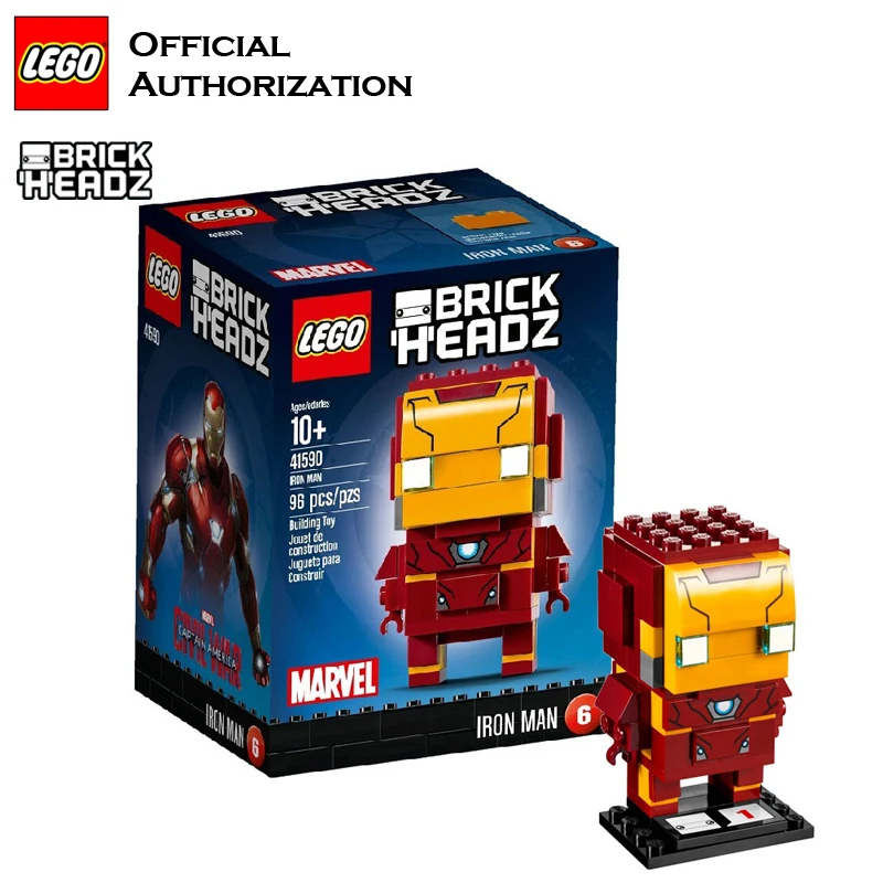 LEGO строительные блоки игрушки кирпичная голова серия Капитан Америка lego