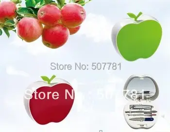 

Customized Beauty Series Gifts with 4 pcs sets ,Nail Tools,Nail Clipper Item BP163 Fruit Apple
