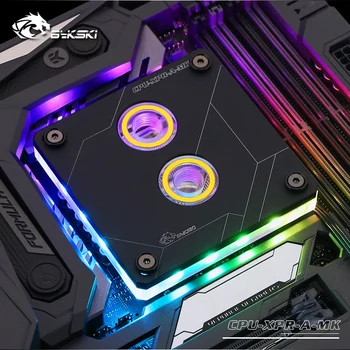 

Bykski CPU Water Block use for INTEL LGA1150 1151 1155 1156 2011 2066 X99 I7 RGB Light Support 5V 3PIN GND Header to Motherboard