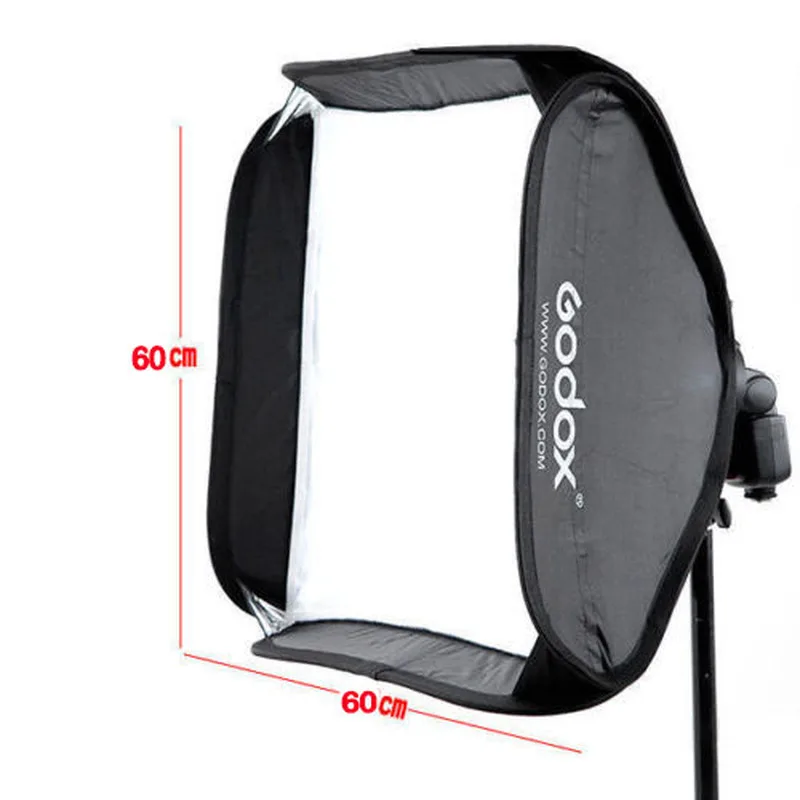 Godox 60cm x 60cm Portable Softbox with Bowens Mount for Studio Flash Speedlite