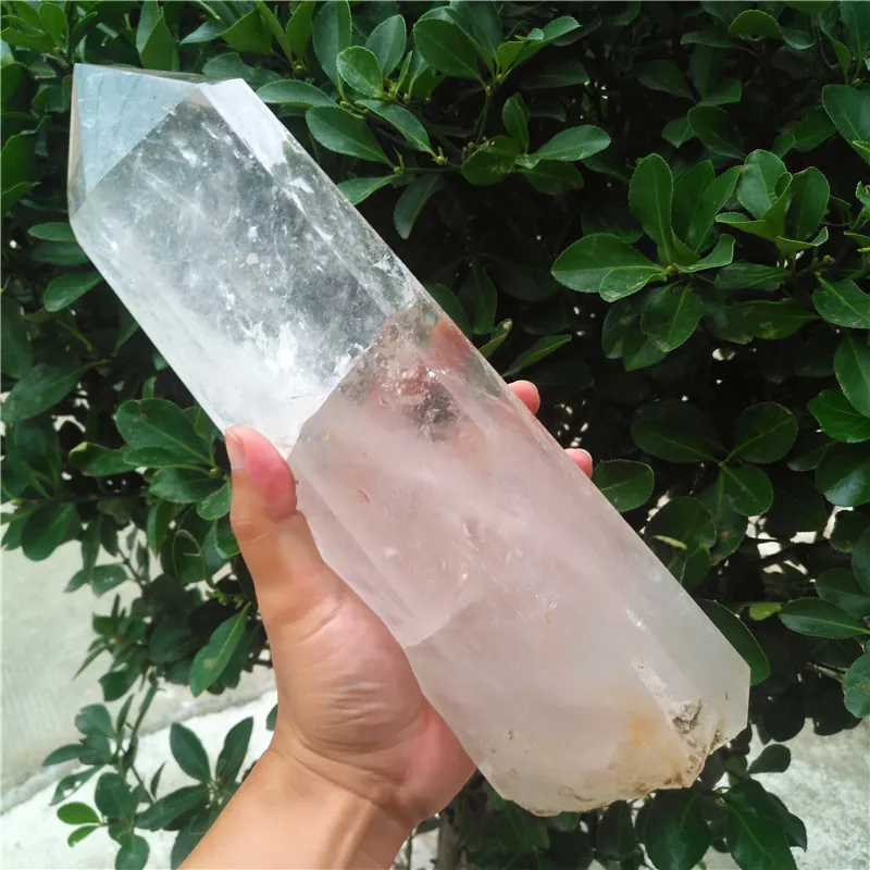 

Natural quartz crystal wand