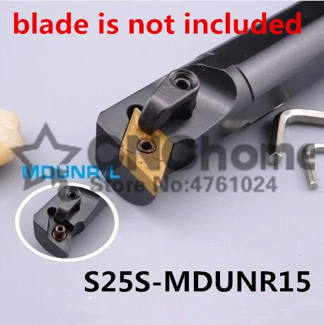 

S25S-MDUNR15 25mm 95degree Lathe Cutting Tools CNC Turning Tool Machine Tools Internal Metal Lathe Tool Boring Bar MDUNR/L