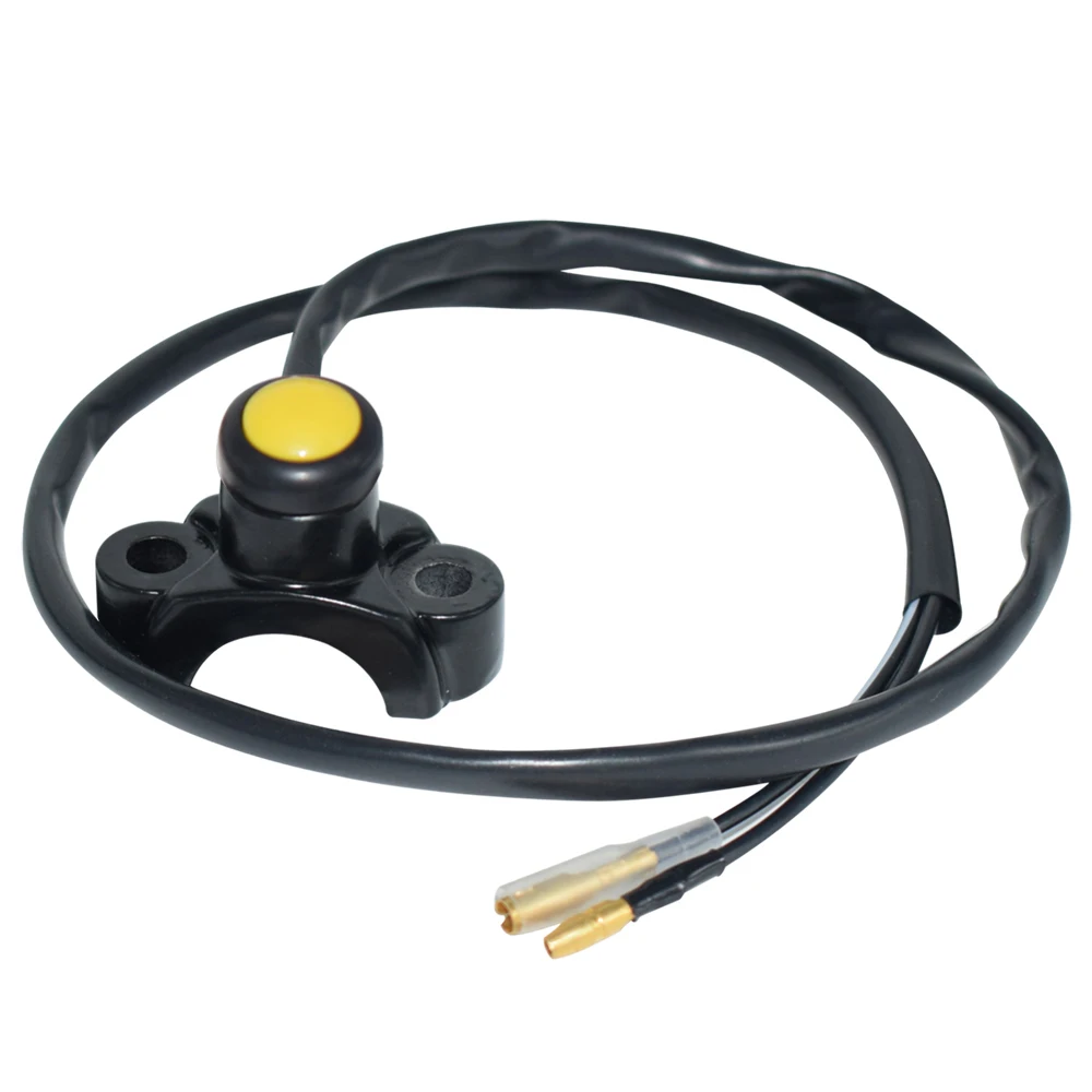 Botão do Interruptor da Motocicleta Começar a Matar Interruptor da Buzina com Chicote de Fios Guiador Monte Energia Elétrica Botão Vermelho Amarelo Preto 7 - 8 19 High Quality Automóveis e motos