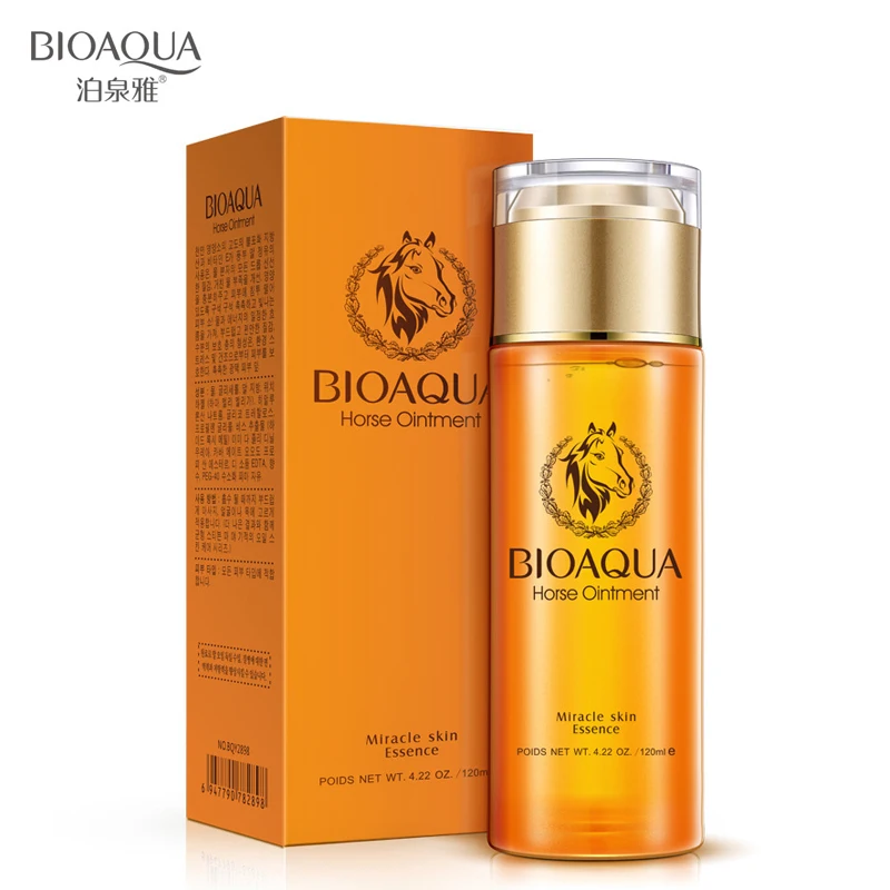 Pаспродажа Bioaqua чудо кожи сущность тоник для лица лошадь мазь Уход за кожей лица Уход за кожей Anti Aging Отбеливание увлажняющий масло Управление косметик...