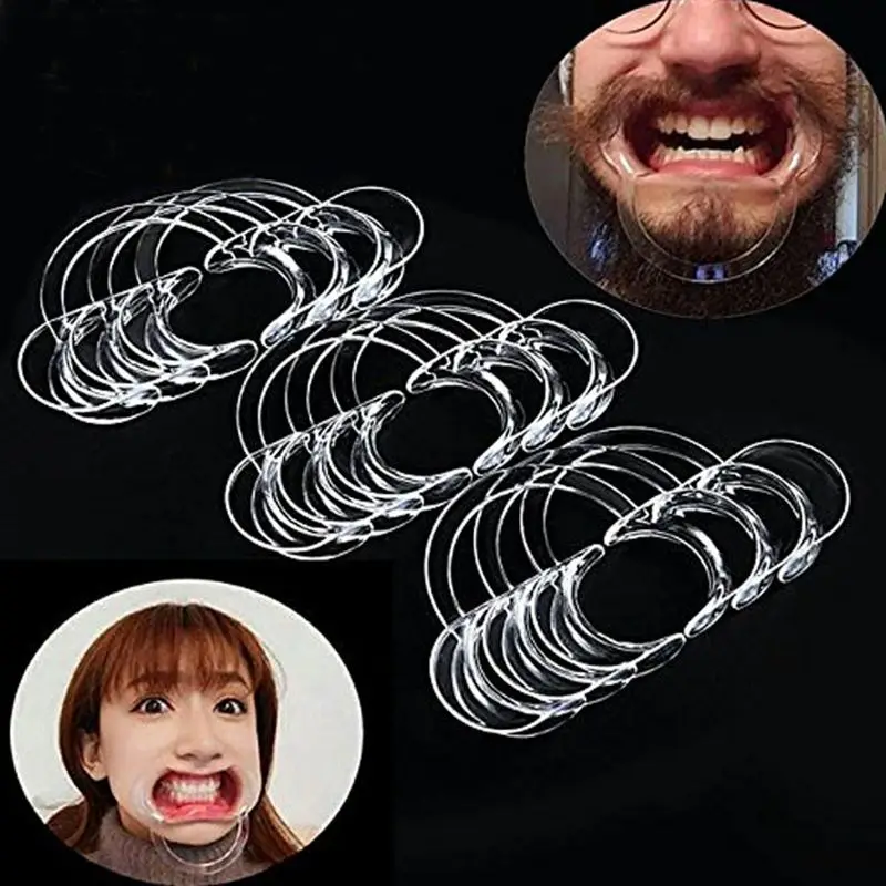 

3 Sizes Dental Check Teeth Whitening Lip C Type Cheek Retractor Dentist Mouth Opener Reusable