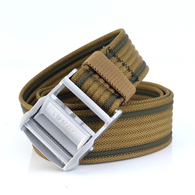 

1Pcs Hunting Long Waistbelt Nylon Metal Buckled Adjustable Belt Camping Hiking Outdoor Sport Waistband New