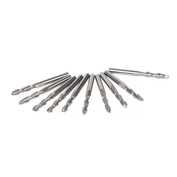 

30pcs 1/8" 2 Flutes Carbide Ball Nose End Mills CNC Bits 17mm Flute Length