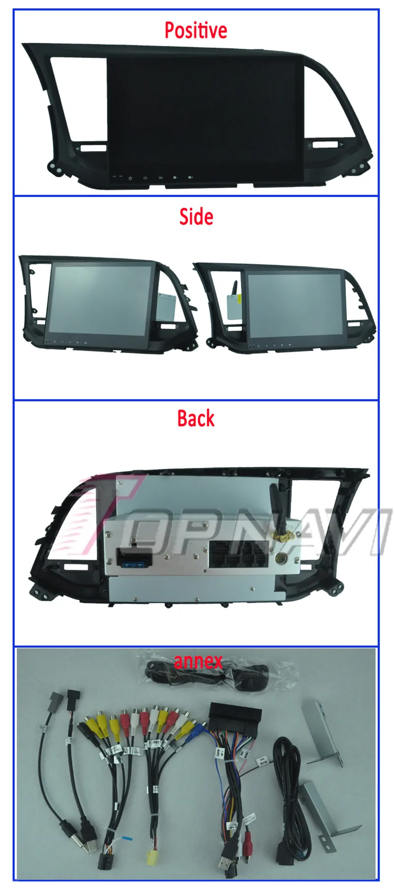 car gps navigation For Hyundai Elantra 2016