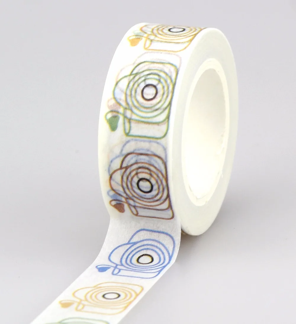 

NEW 1X 15mm Cute Camera LOVE Tape set for Christmas Print Craft scrapbook DIY Sticky Deco Masking Japanese Paper Washi Tape 10m