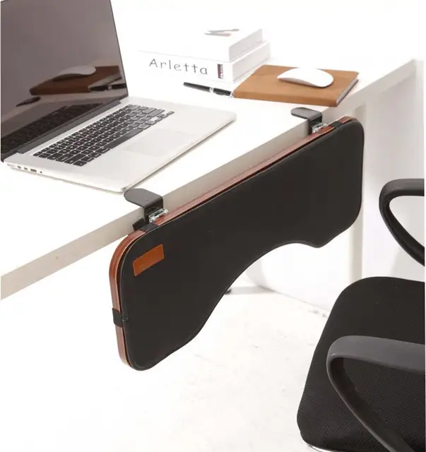 Adjustable Keyboard Tray Table Mount Under Desk Platform Tray