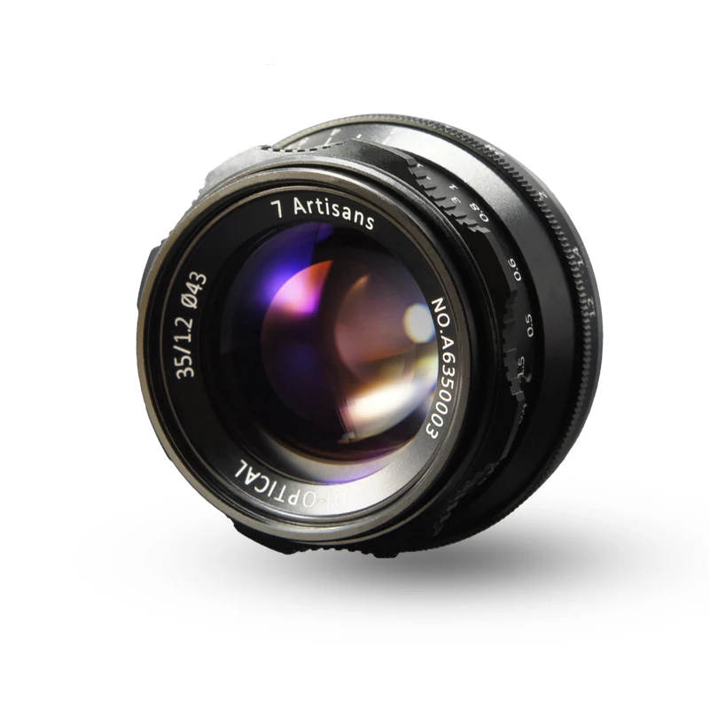7artisans 35mm F1.2 Manual Focus Prime Lens For Sony E Mount A6500