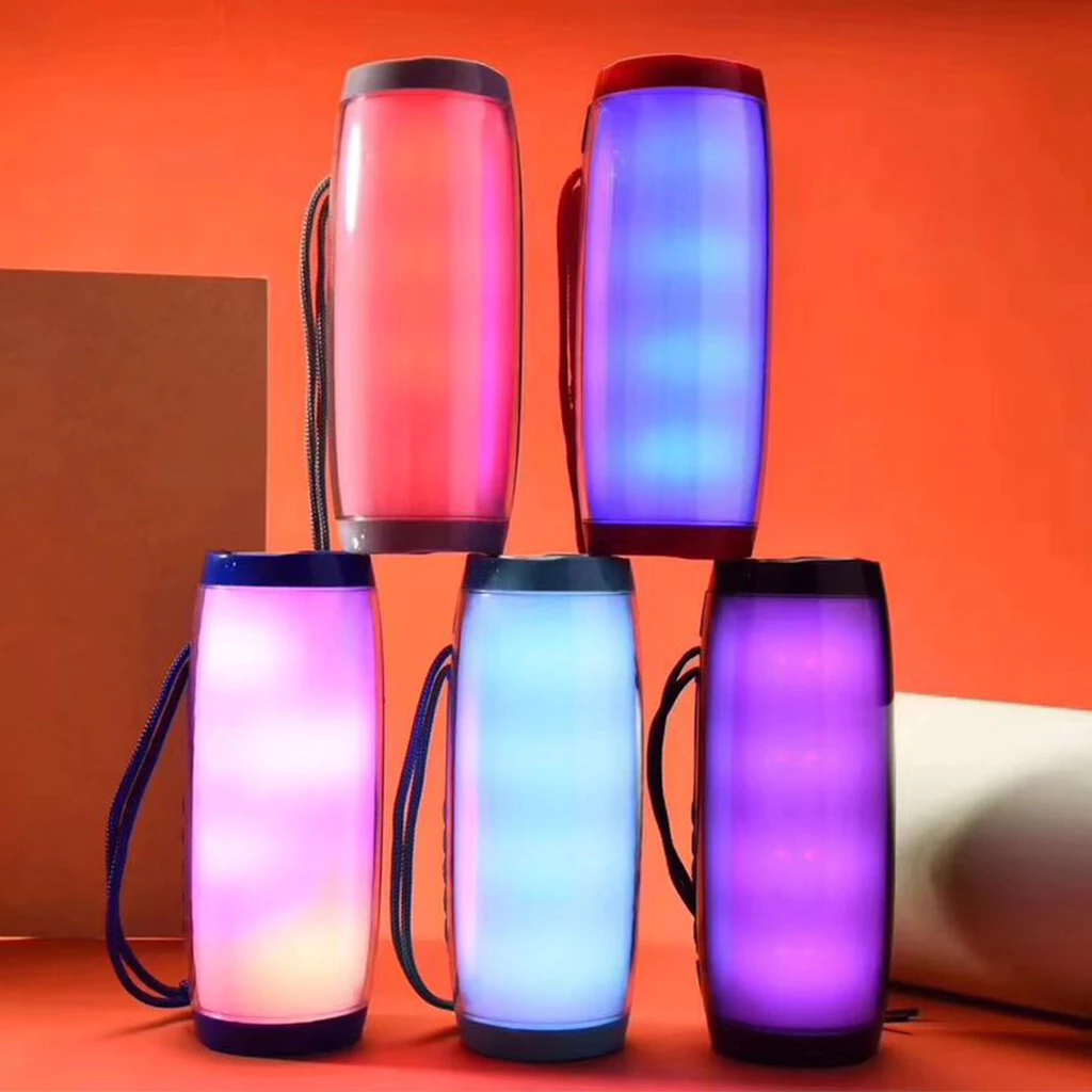 

TG157 Portable LED Bluetooth Speaker Wireless Column Waterproof Radio Sound Bar Boom Box FM Radio Subwoofer Sound Box USB Phone