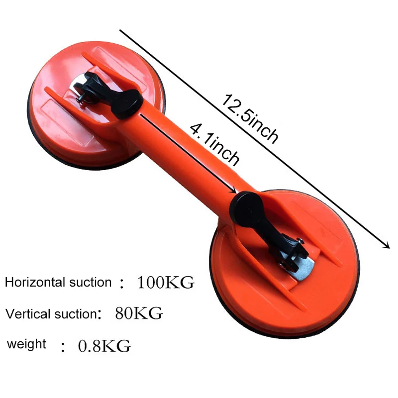  Vacuum Suction Cup Glass Lifter for Glass Tiles Mirror Granite Lifting Dent Remover Gripper #1