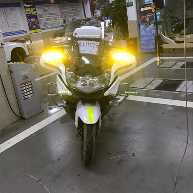 12 В/24 В Led Янтарный дальнего света месте автомобиля мотоцикл противотуманных фара Offroad Грузовик ATV UTV трейлер RV светодиодный сигнальных