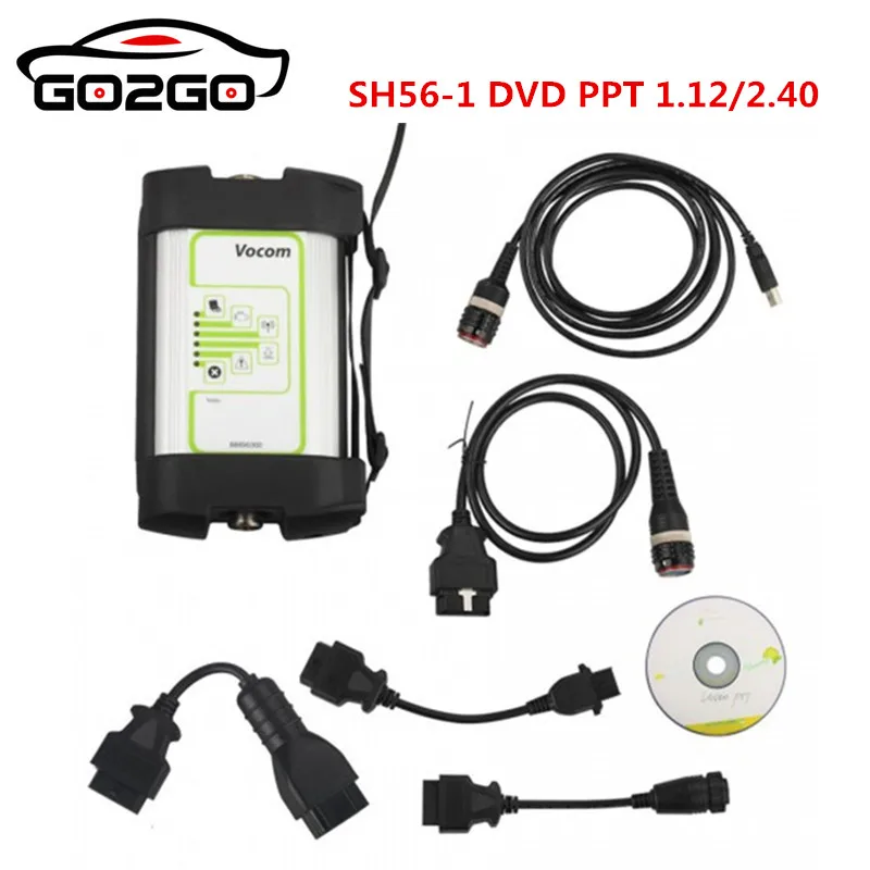 

Hot Newest For Volvo Vocom 88890300 Interface SW PTT1.12/2.40 FOR VOLVO/Renault/UD/Mack Truck Bus Diagnostic Tool USB Version