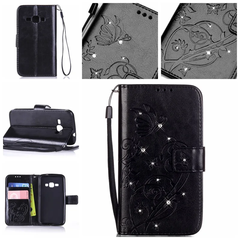 Новый кожаный чехол книжка для Samsung Galaxy J1 ACE J2 J120 J310 J210 J510 J710 (2016) сумки с