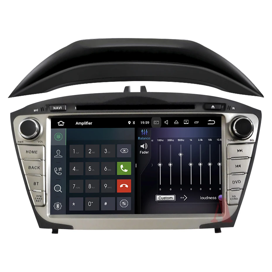 Sale DSP IPS Car dvd Multimedia Player 8 core 4G 64G 2 Din Android 9 For Hyundai IX35 TUCSON 2009-2015 car radio GPS Navigation OBD2 19