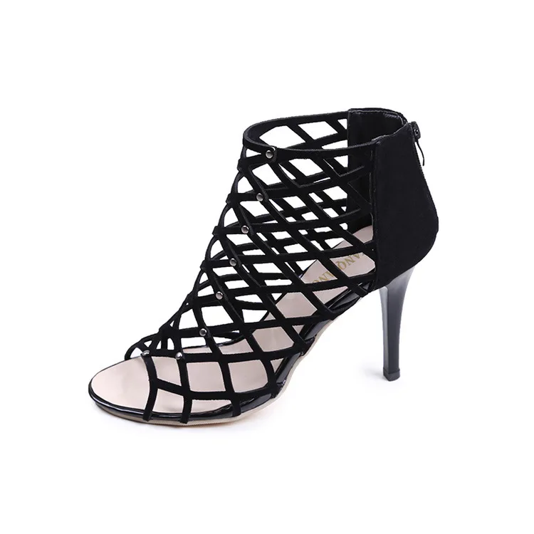 netted heels