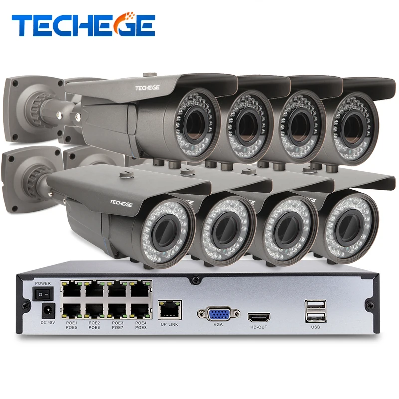 imágenes para Completa 8CH 1080 P POE NVR kit 48 V POE 8 UNIDS 2.0mp PoE Cámara IP de 2.8-12 MM zoom P2P Nube cctv sistema de vigilancia de vídeo del sistema imágenes para Completa 8CH 1080 P POE NVR kit 48 V POE 8 UNIDS 2.0mp PoE Cámara IP de 2.8-12 MM zoom P2P Nube cctv sistema de vigilancia de vídeo del sistema