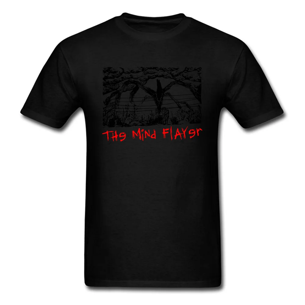 The-Mind-Flayer03 Newest Men T Shirts Crew Neck Short Sleeve 100% Cotton Tops Shirt Classic T Shirt Free Shipping The-Mind-Flayer03 black