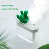 Humidificador de aire ultrasónico de 160ML, difusor de aceites esenciales con USB, purificador de aire, difusor de anión para el coche, con luz de Color de Cactus ► Foto 2/6