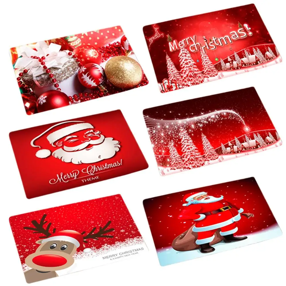 Christmas Santa Claus Bathroom Curtain Merry Christmas Decor for Home Christmas 2019 Ornaments Navidad Xmas Gifts New Year 2020
