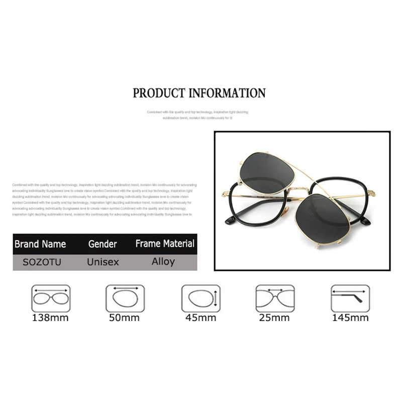 Оптическая оправа для очков Мужская женская с зажимом на магнитах Поляризованные солнечные очки близорукость прозрачные очки оправа для очков для мужчин YQ344