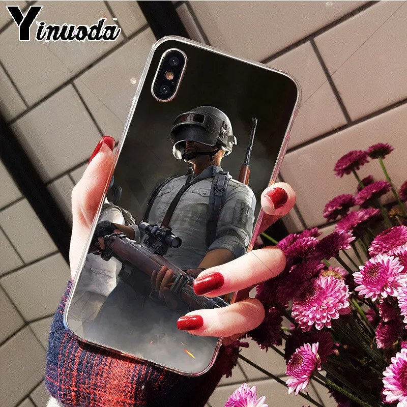 Yinuoda Playerunknown's Battlegrounds PUBG TPU чехол для телефона чехол для iPhone 8 7 6 6S Plus X XS MAX 5 5S SE XR мобильных телефонов - Цвет: A3