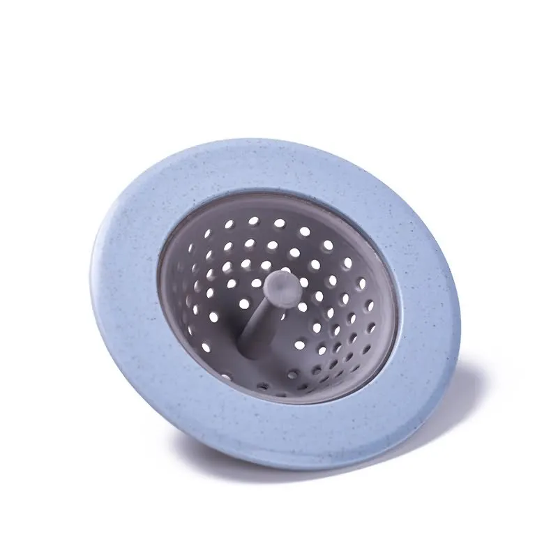 Красочные силиконовые Кухня канализационный фильтр для раковины СТОК ВОЛОС дуршлаги и фильтры фильтр Аксессуары для ванной комнаты гаджеты - Цвет: blue