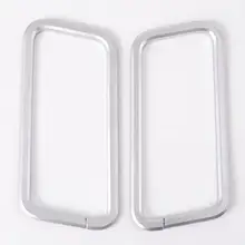 2 шт. ABS хром автомобильный ремень безопасности украшение рамка отделка для Land Rover Дискавери 4 LR4 2010-16 для Range Rover Sport 2009-2013