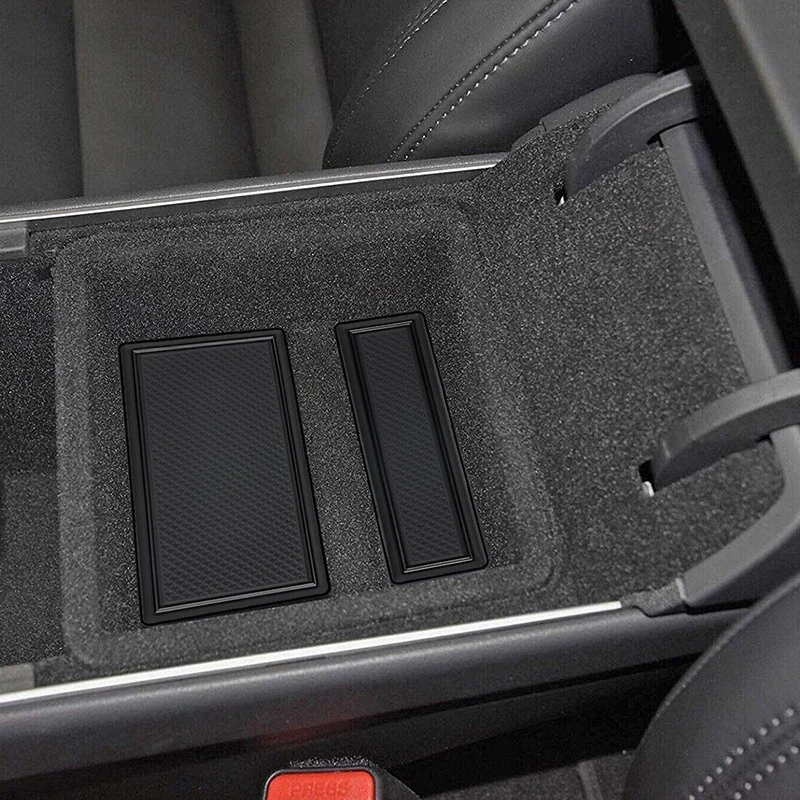 Для Tesla защитные коврики двери автомобиля Pad Нескользящие ворота Центр набор консоль