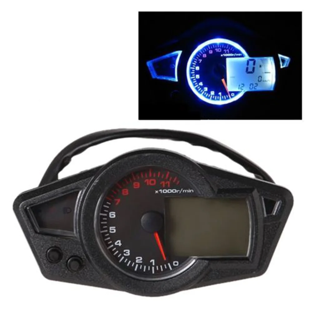 Samdo Universal LCD Digital Speedometer Odometer 11000 RMP F Handa