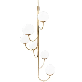 

Nordic Pendant Lights Living Dining Room Pendant Rotating Long Staircase Lighting Art Villa Light Fixtures Kitchen Hanging Lamps