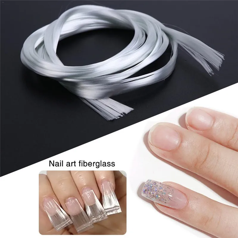 

Nail Art Fiberglass for UV Gel DIY Nail Form Fibernails Acrylic Nail Extension Tips Fiber Glass Nails Building Manicure Tool