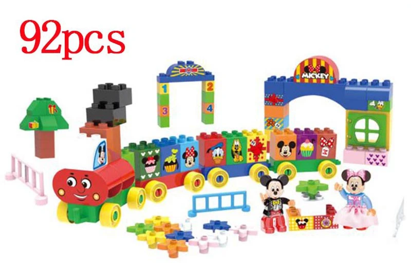 mickey and minnie duplo train