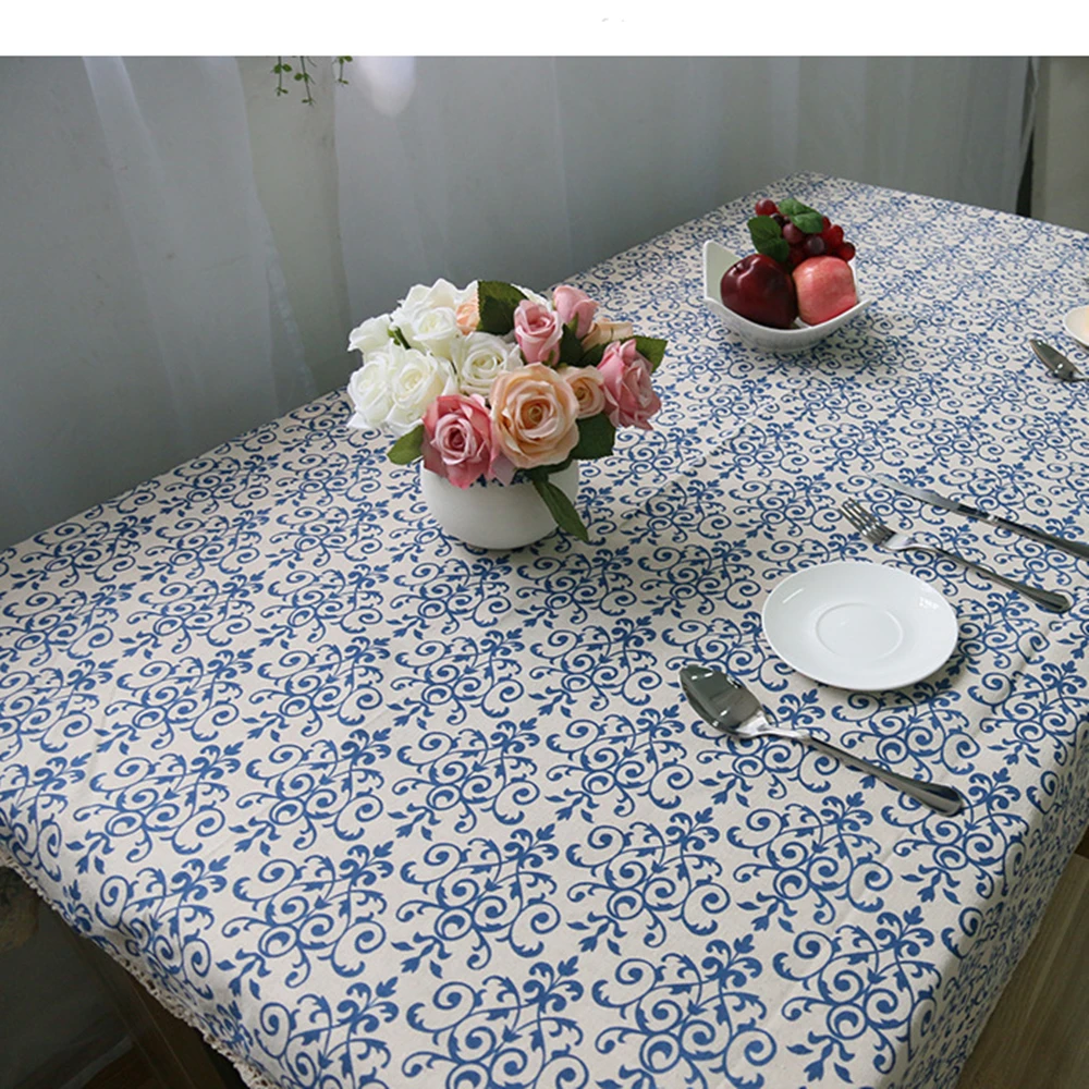 Chinese classical tablecloth high quality cotton and linen tablecloth