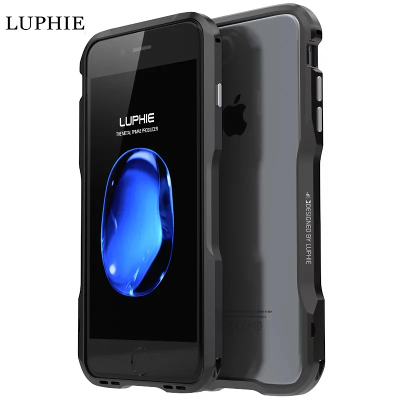 imágenes para Luphie Parachoques para el iphone 7 más Caso A Prueba de Choques de Lujo Fuerte Marco De Aluminio cajas Del Teléfono para el iphone 7 más Cubierta de Metal botón imágenes para Luphie Parachoques para el iphone 7 más Caso A Prueba de Choques de Lujo Fuerte Marco De Aluminio cajas Del Teléfono para el iphone 7 más Cubierta de Metal botón