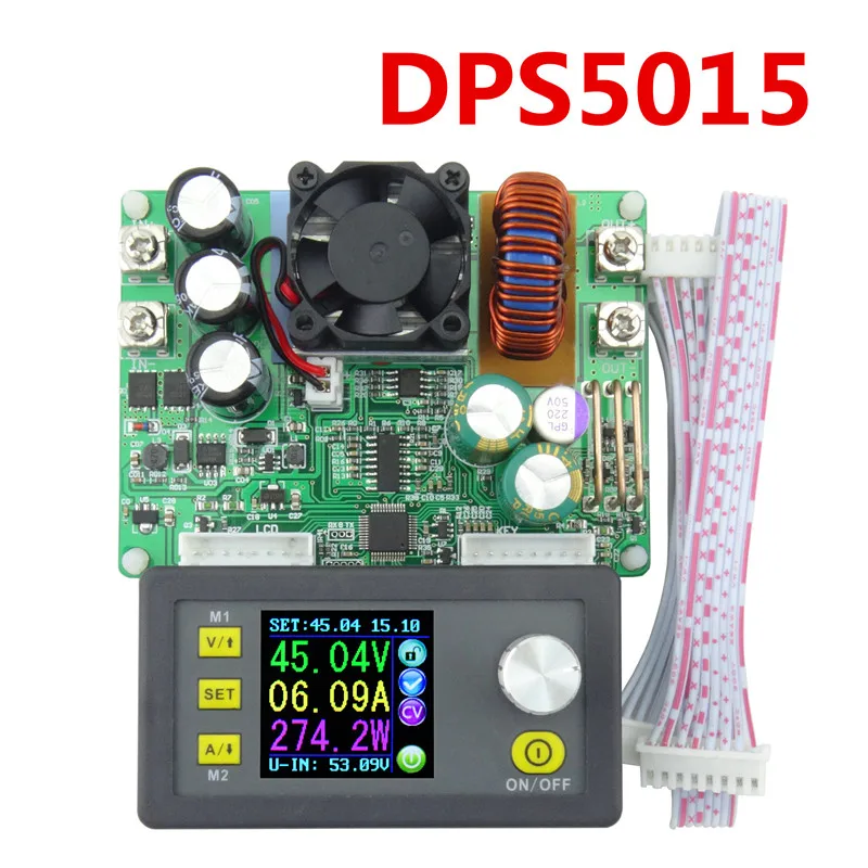 

DPS5015 LCD Voltmeter ammeter 0V-50V 0-15A Constant Voltage Current Module