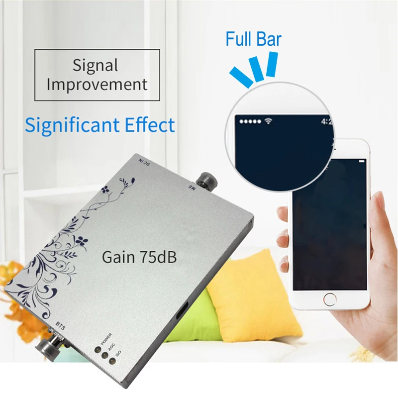 Lintratek 70dB Gain 4G LTE 800MHz(Band 20) Cell phone Signal Booster FDD LTE 800MHz Mobile Signal Repeater Amplifier for Europe (9)