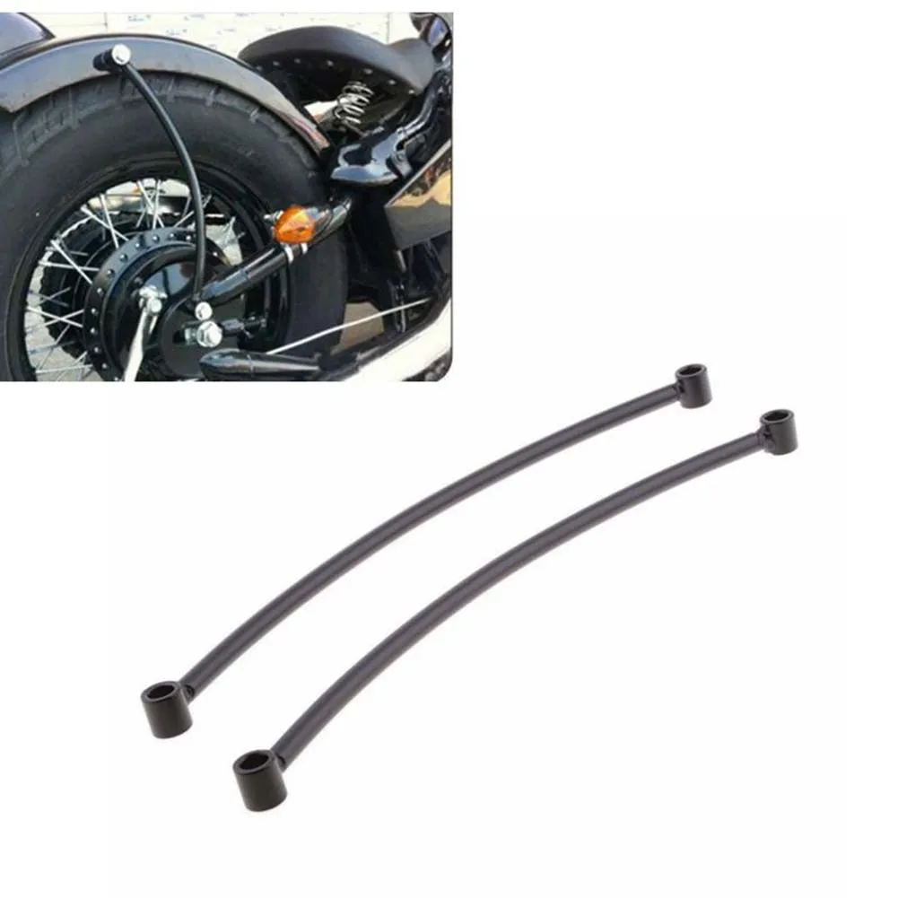 

For Rear Fender Motorcycle Black Rail Support Bracket Mount Holder Bobber Motorcycle Rear Mud Guard