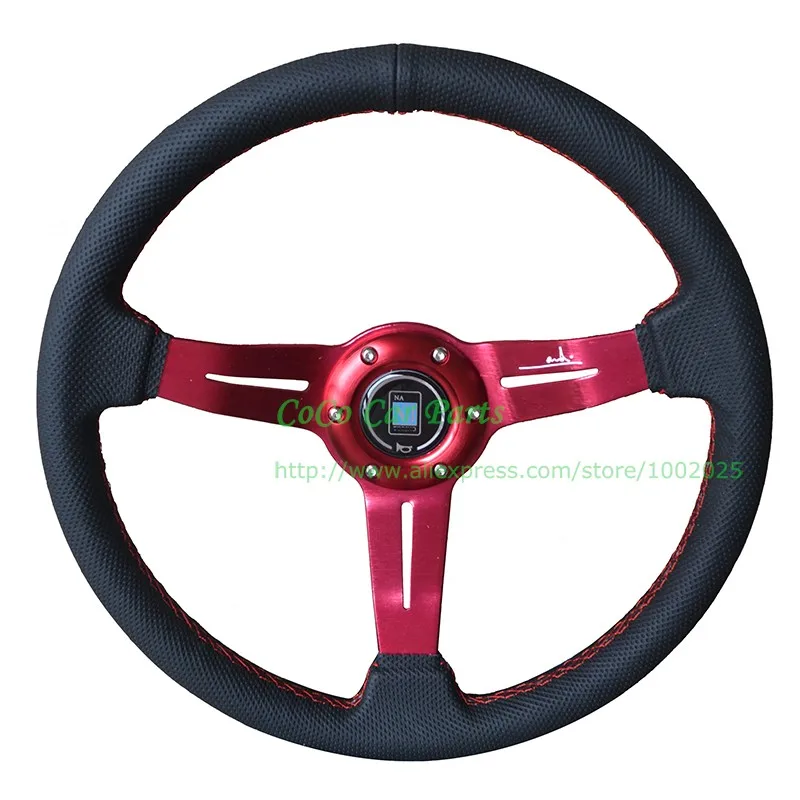 ND real leather car steering wheel  (6)