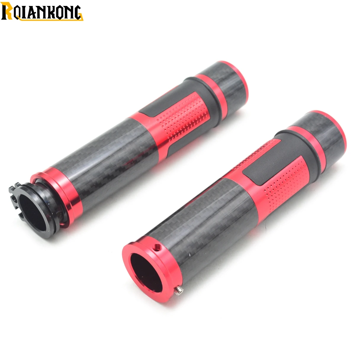 

Hot!!CNC 22mm Motorcycle Carbon fiber Hand Handle Grips Handlebar Cap for BMW HP2 Enduro HP2 Megamoto HP2 C600 C650 Sport