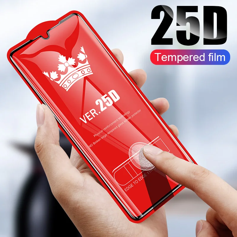

New 25D Full cover Protective Glass For Huawei P30 P20 Pro Lite Screen Protector Tempered Glass For Honor 9 Lite 10 Glass Film