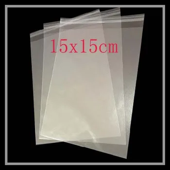 

200pcs/lot Clear Cellophane package Plastic food bag,Gift bags, Transparent plastic bags, OPP bag, 15x15cm