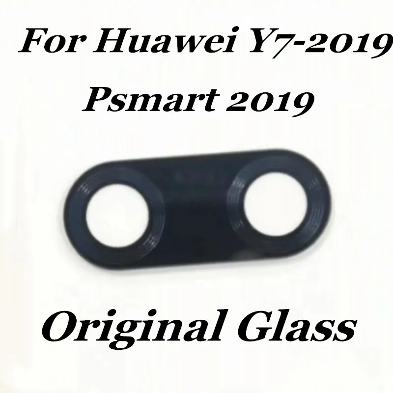 

2 pieces Original Rear Back Camera Glass Lens Cover with sticker For psmart 2019 huawei honor Y7 2019 Repair Spare Parts