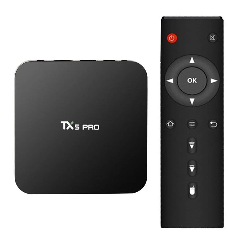 TX5 Pro Android 6.0 TV Box Support Kodi BT4.0 Dual-band WiFi 2.4GHz 5GHz Amlogic S905X Quad Core RAM 2GB ROM 16GB TX 5 TX5 Pro Android 6.0 TV Box Support Kodi BT4.0 Dual-band WiFi 2.4GHz 5GHz Amlogic S905X Quad Core RAM 2GB ROM 16GB TX 5